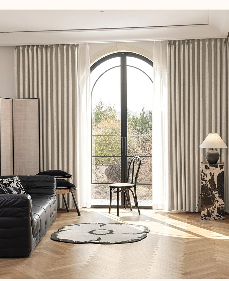 Noctura™ Soundproof Linen Blackout Curtains