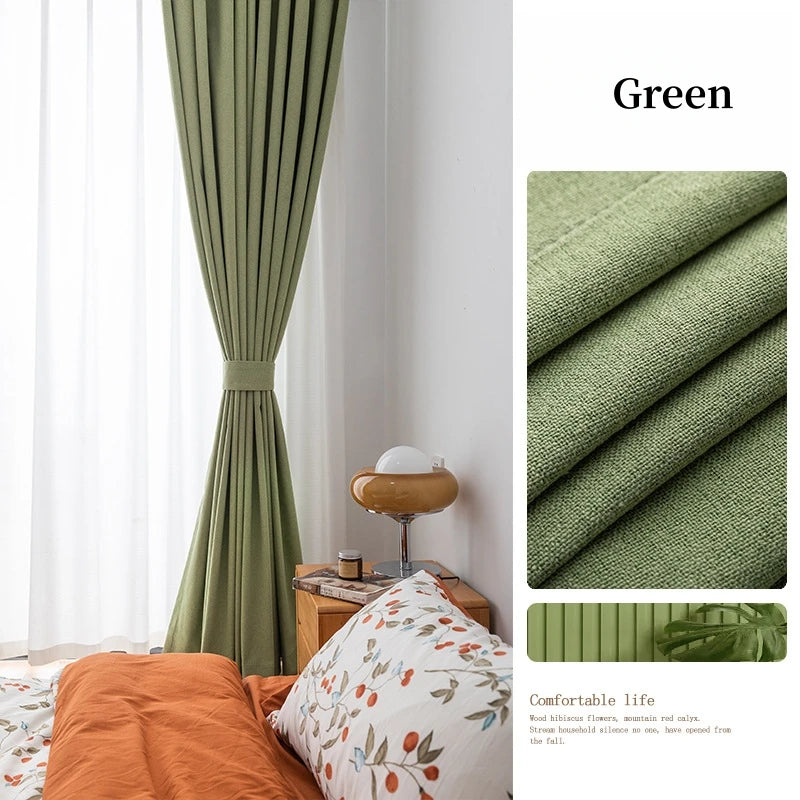 Noctura™ Soundproof Linen Blackout Curtains